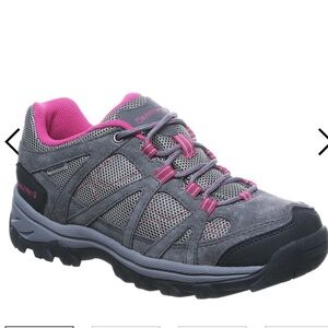 Bearpaw Charcoal and Fuchsia Trail Shoes (Size 8)